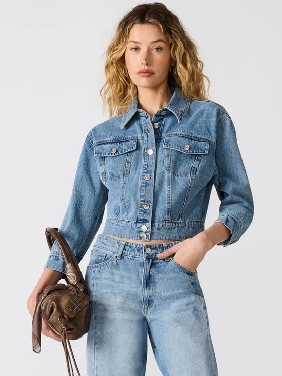 Steve Madden Jackets & Blazers - NWT Steve Madden Raleigh Denim Jacket | Forever Blue | Size Medium